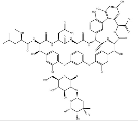 Materie prime antibiotiche CAS delle vancomicine 1404-90-6 batteri gram-positivi