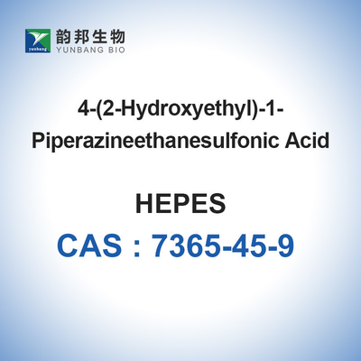 Grado 99,5% acidi liberi di biologia molecolare di CAS 7365-45-9 HEPES