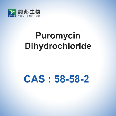 Diidrocloruro CAS 58-58-2 di Puromycin adatto a coltura cellulare