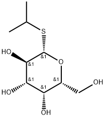 Struttura di IPTG (β-D-thiogalactoside dell'isopropile)