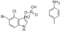 CAS 6578-06-9 5-bromo-4-cloro-3-indolilfosfato sale p-toluidina, BCIP sale P-toluidina, sale X-fosfato p-toluidina