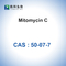 Materie prime antibiotiche CAS 50-07-7 MF C15H18N4O5 della mitomicina C