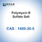 Stoccaggio antibiotico 1405-20-5 della polvere del solfato della polimixina B di CAS 2-8°C temporaneo