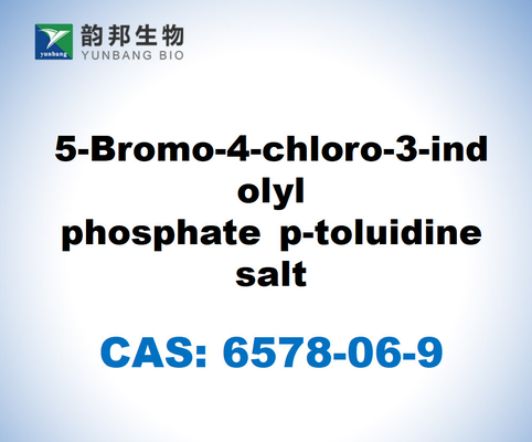 CAS 6578-06-9 5-bromo-4-cloro-3-indolilfosfato sale p-toluidina, BCIP sale P-toluidina, sale X-fosfato p-toluidina